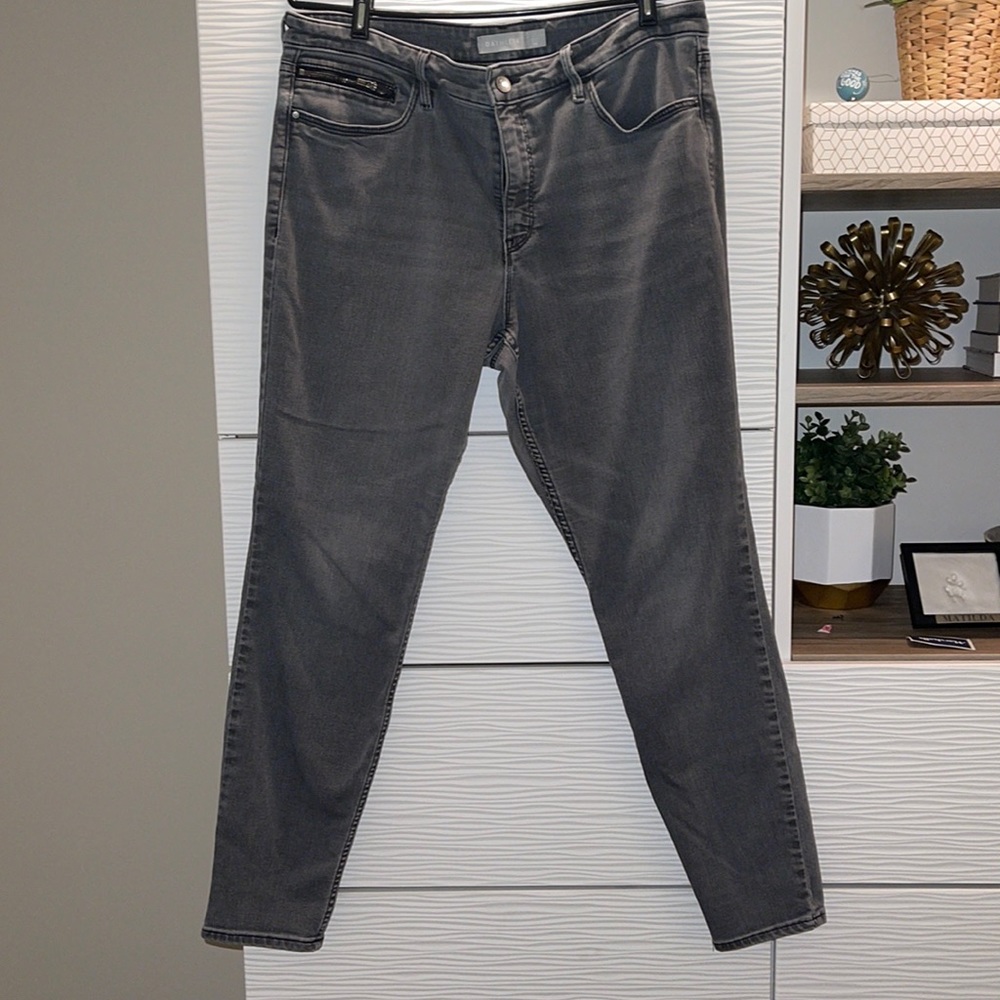 Athleta supersculpt grey washed jeans - great condition size 16